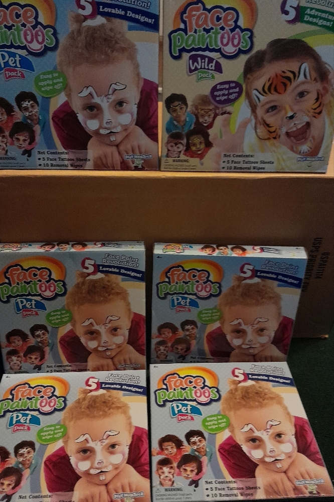 Face Paintoos Temporary Packs